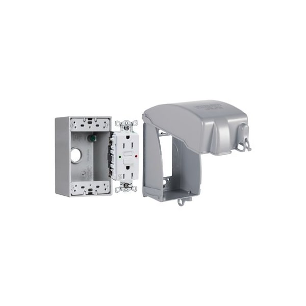 Raco Electrical Box, 283.5 cu in, Outlet Box Type, 1 Gang, Aluminum MKG4280SS - main